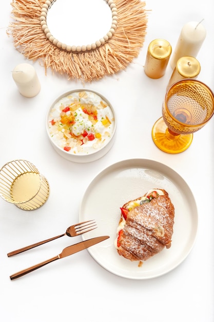 Kolacja przygotowana w domu